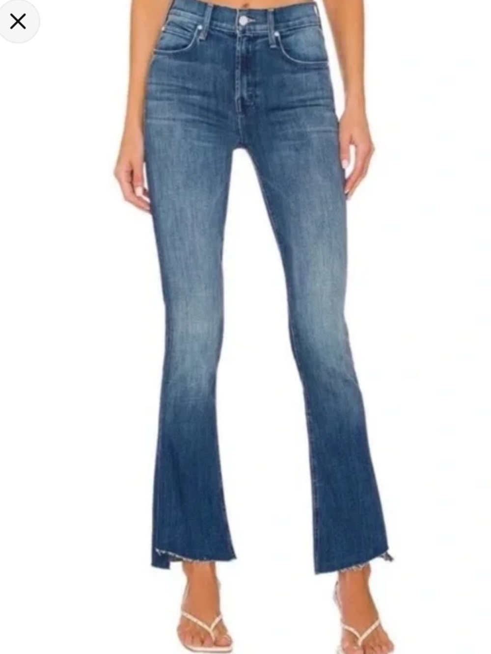 Mother The Runaway Step Fray jeans size 28